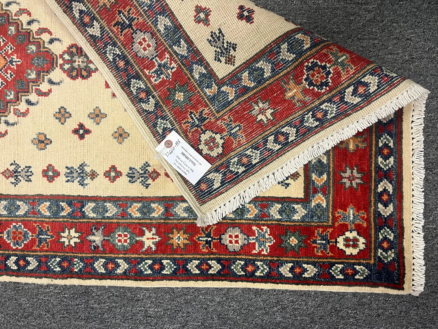 Kazak 2' 8"X10 Handmade Wool Runner Rug # 12660