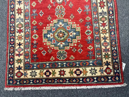 Kazak 2' 5"X10 Handmade Wool Runner Rug # 12656