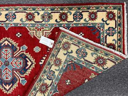 Kazak 2' 7"X10 Handmade Wool Runner Rug # 12496