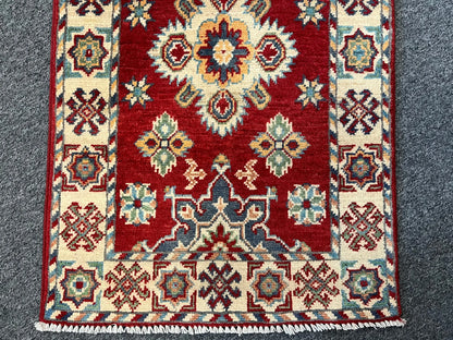 2' X 3' Fine Kazak Handmade Wool Rug # 12623