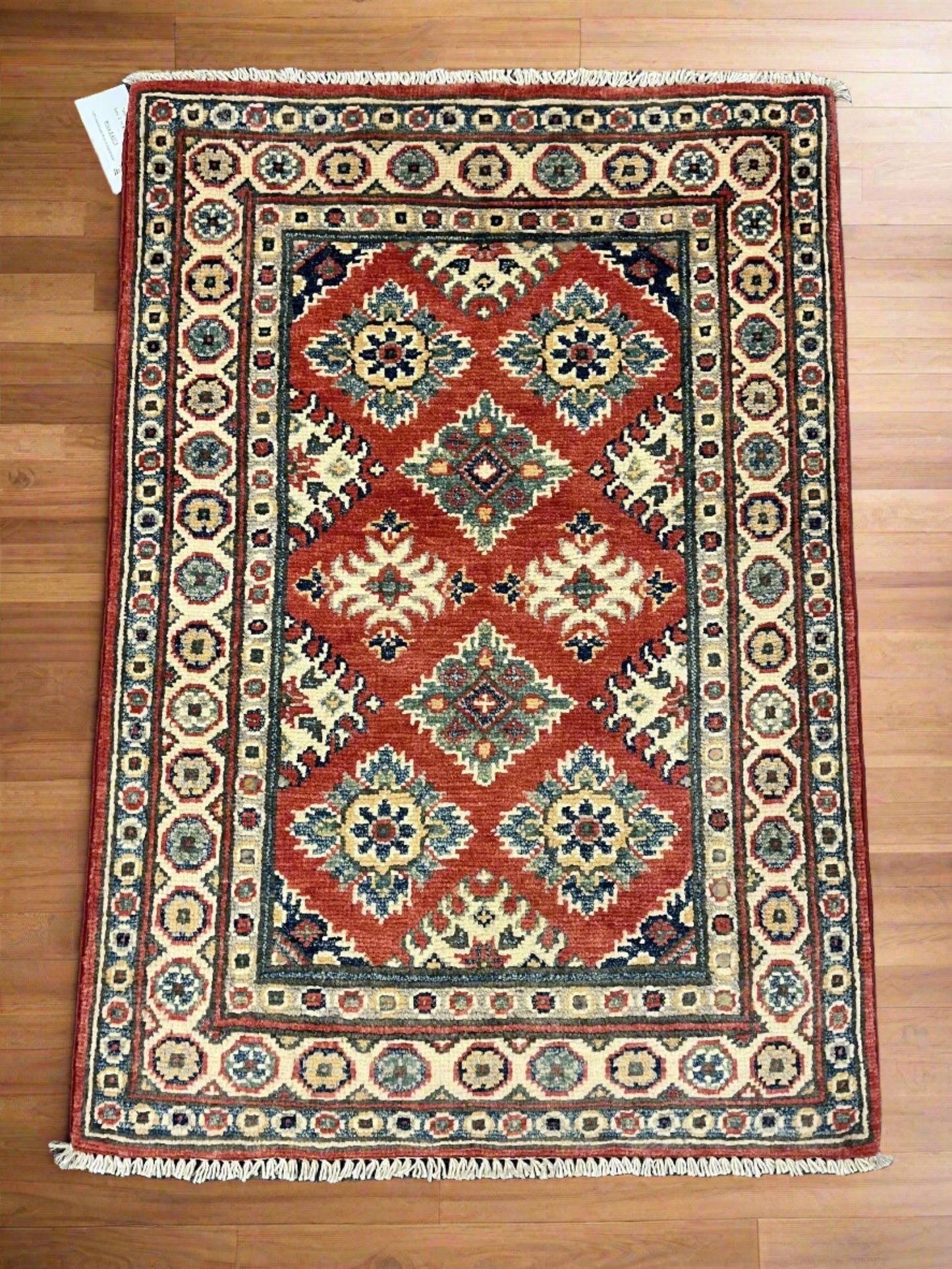 2X3 Kazak Handmade Wool Rug # 12603