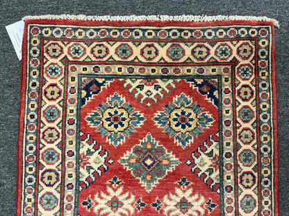 2X3 Kazak Handmade Wool Rug # 12603