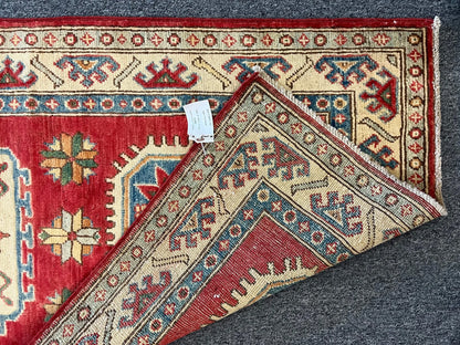 Kazak Tribal 2' 7"X10' Handmade Wool Runner Rug # 10033