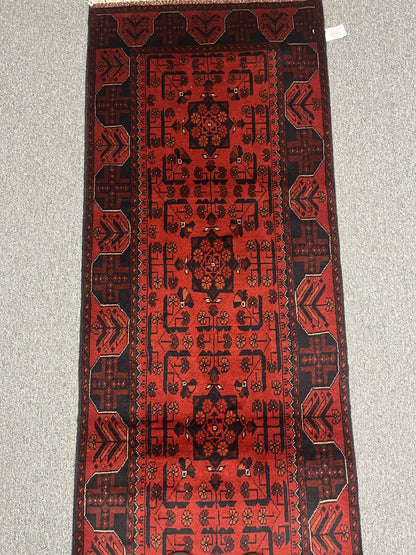 Khal Mohammadi 2'8"X10 Handmade Wool Runner Rug # 12003