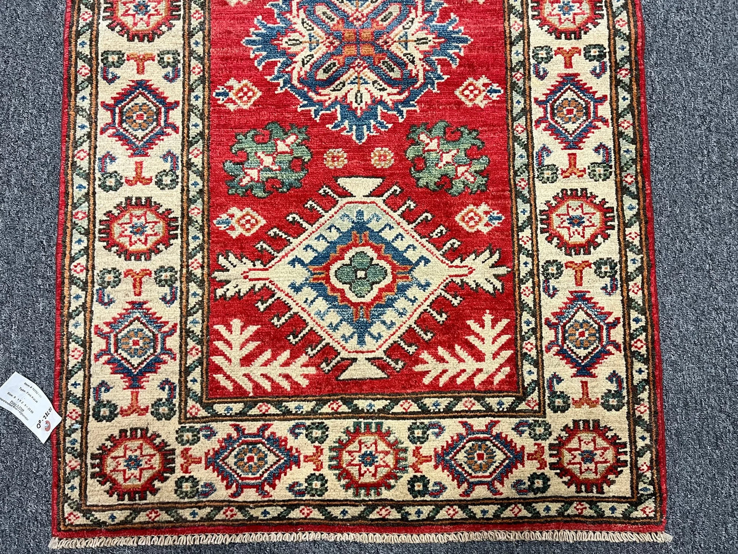 2' 9"X9' Kazak Handmade Wool Runner Rug # 10782