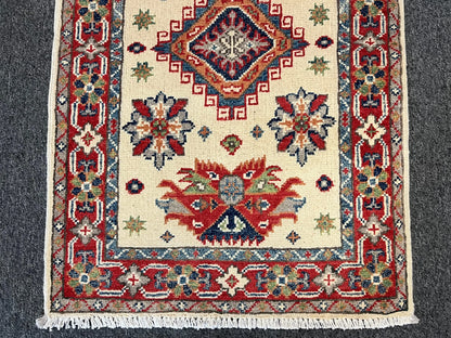 2' X 3' Fine Kazak Handmade Wool Rug # 12742