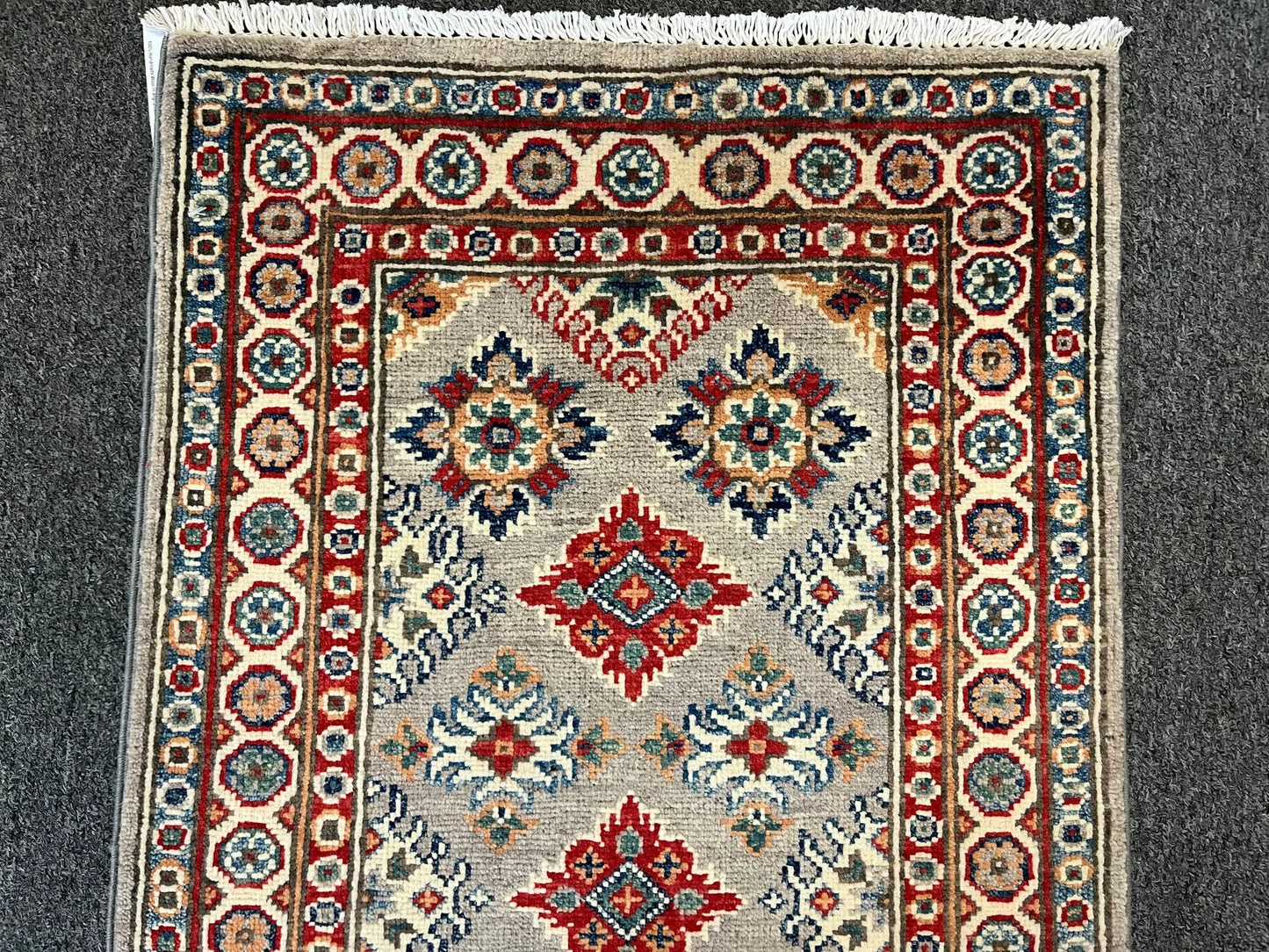 2' X 3' Fine Kazak Handmade Wool Rug # 12741