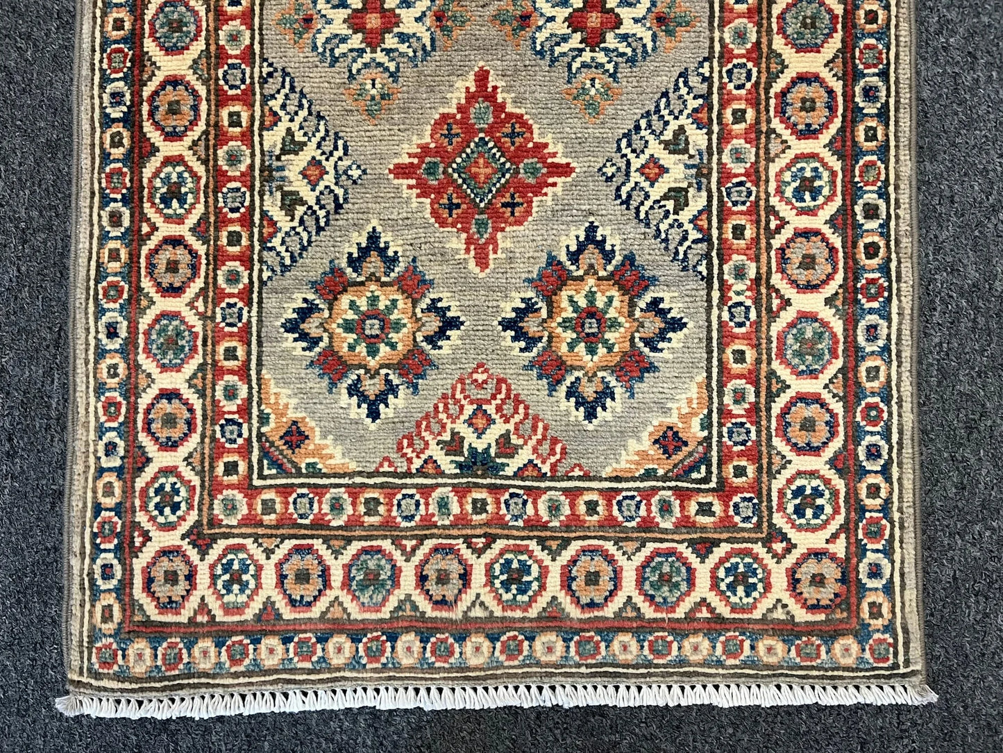 2' X 3' Fine Kazak Handmade Wool Rug # 12616