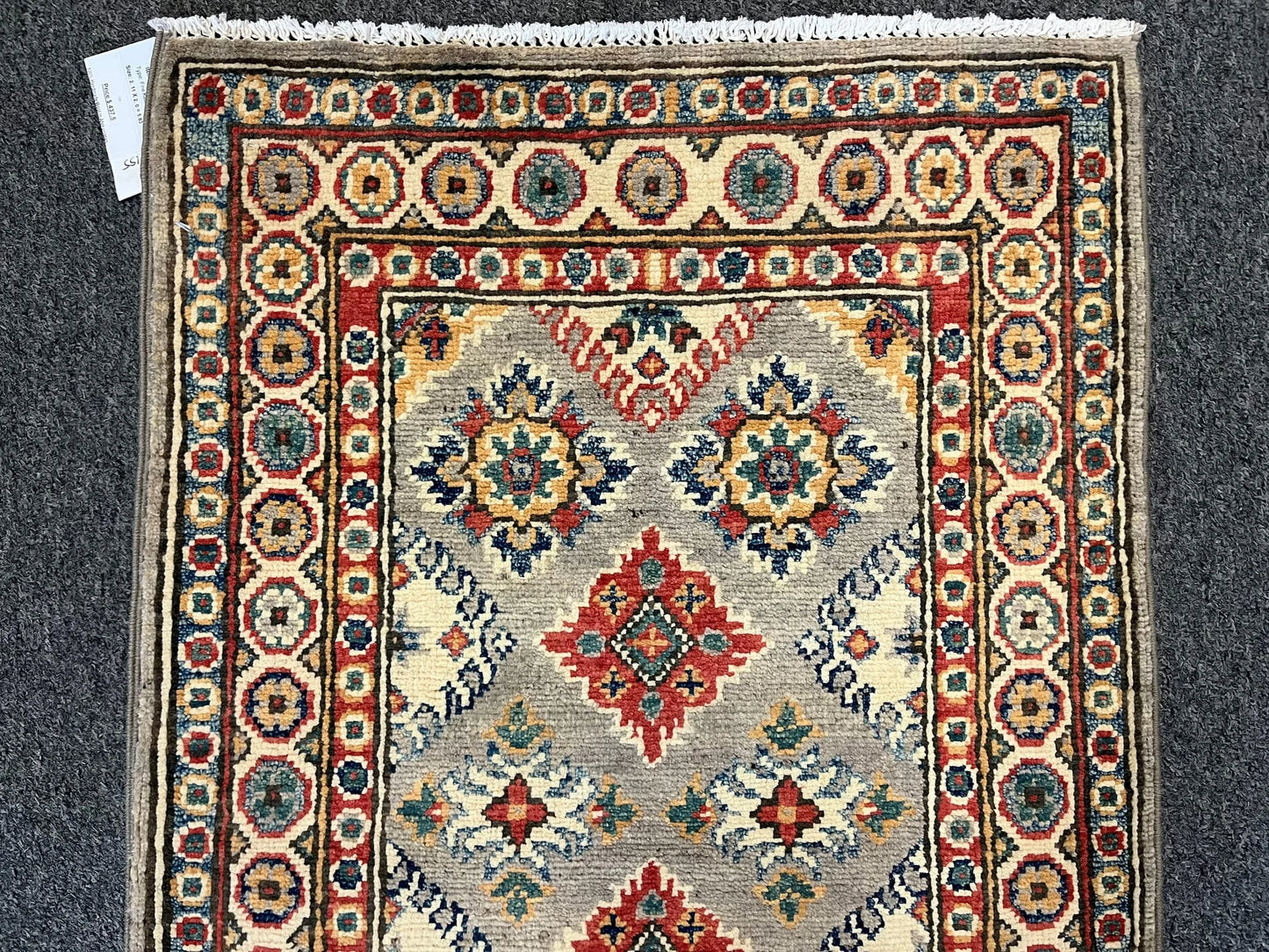 2' X 3' Fine Kazak Handmade Wool Rug # 12617