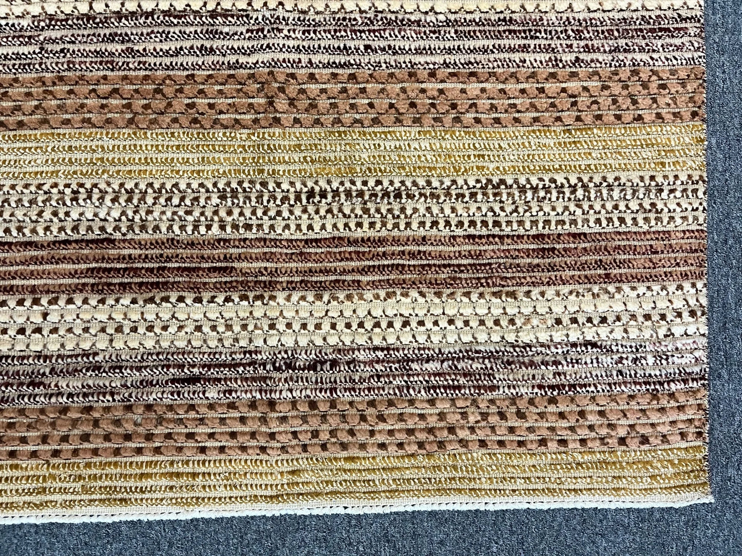 8X10 Modern Natural Wool Color Handmade Rug # 11247