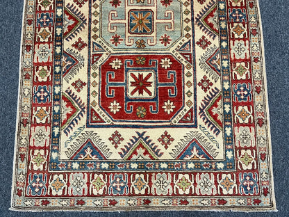 4X6 Kazak Oriental Handmade Wool Rug # 9887