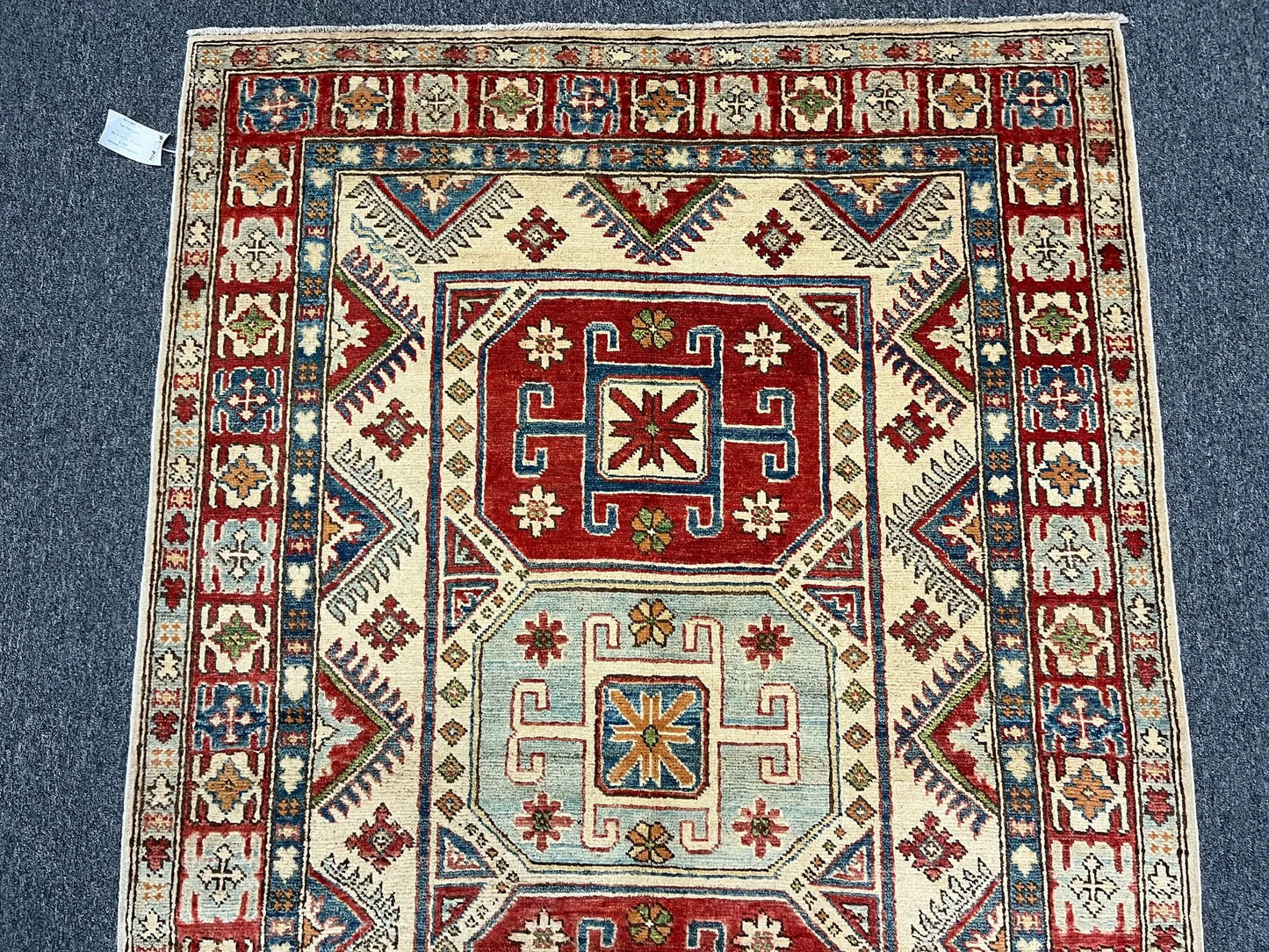 4X6 Kazak Oriental Handmade Wool Rug # 9887