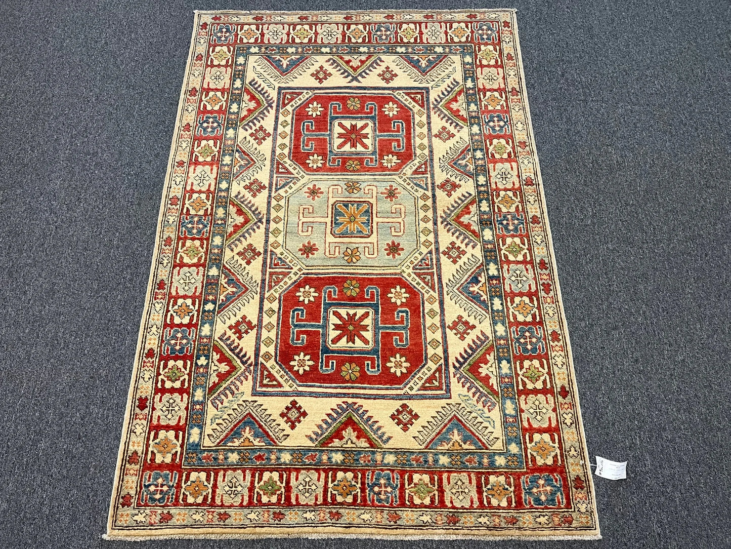 4X6 Kazak Oriental Handmade Wool Rug # 9887