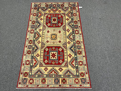 4X6 Kazak Handmade Wool Oriental Rug # 10909