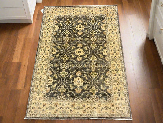 4X6 Zeigler Oushak Handmade Wool Rug # 10302