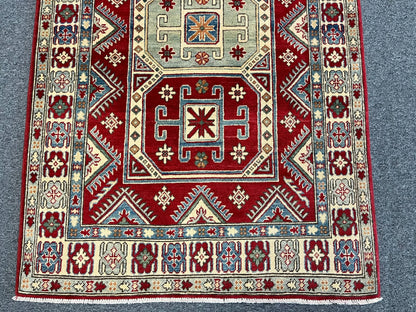 Kazak Tribal Handmade Wool Rug # 10401