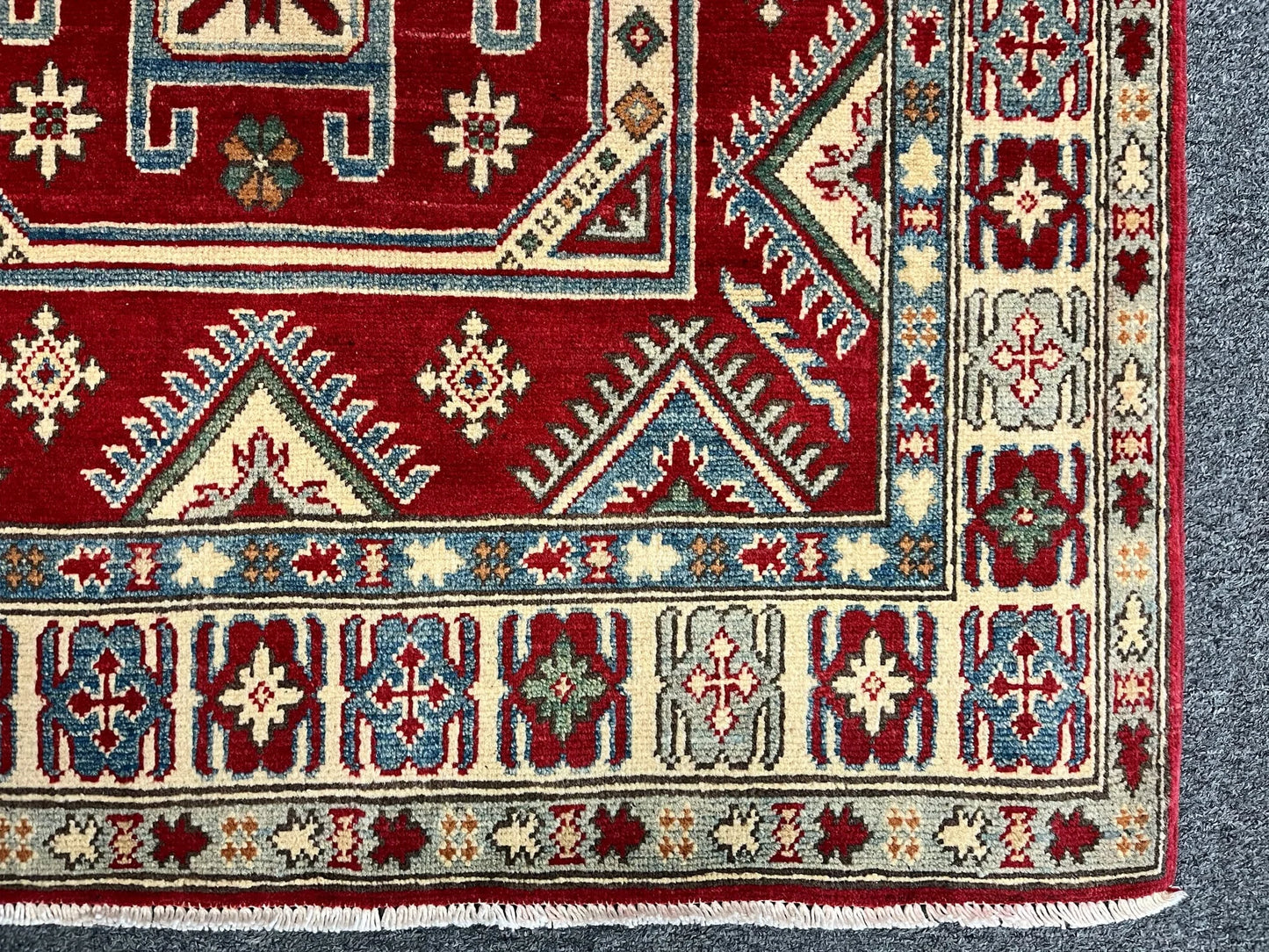 Kazak Tribal Handmade Wool Rug # 10401