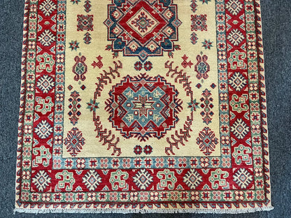 Kazak 3X5 Handmade Wool Rug # 13004