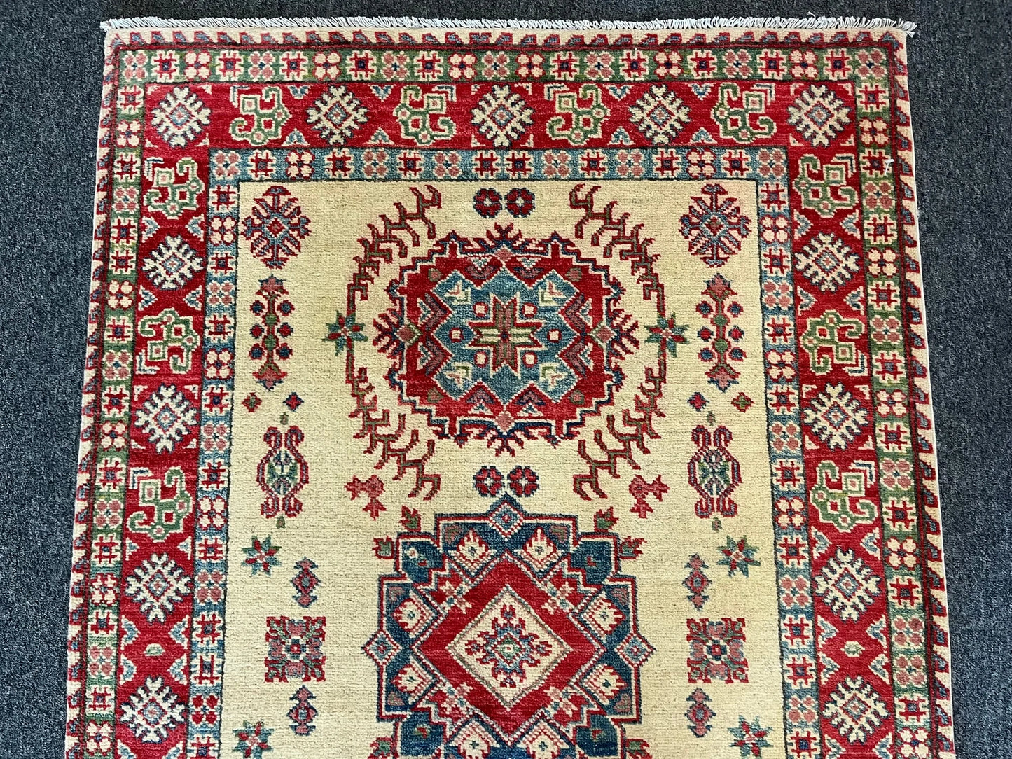 Kazak 3X5 Handmade Wool Rug # 13004