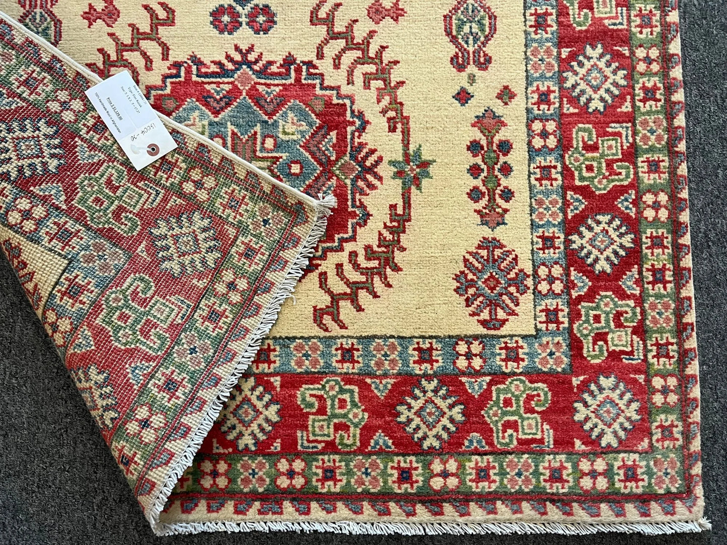 Kazak 3X5 Handmade Wool Rug # 13004