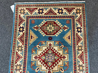 Kazak Multicolor 3X5 Handmade Wool Rug # 13270