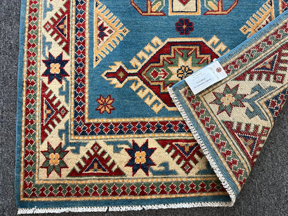 Kazak Multicolor 3X5 Handmade Wool Rug # 13270