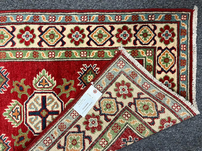 2' 7" X 10' Kazak Handmade Wool Hallway Runner # 12981