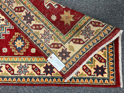 Kazak Tribal 2' 9"X10 Handmade Wool Runner Rug # 13329