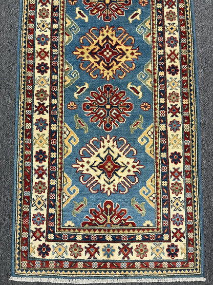 Kazak Tribal 2' 9"X10 Handmade Wool Runner Rug # 12976