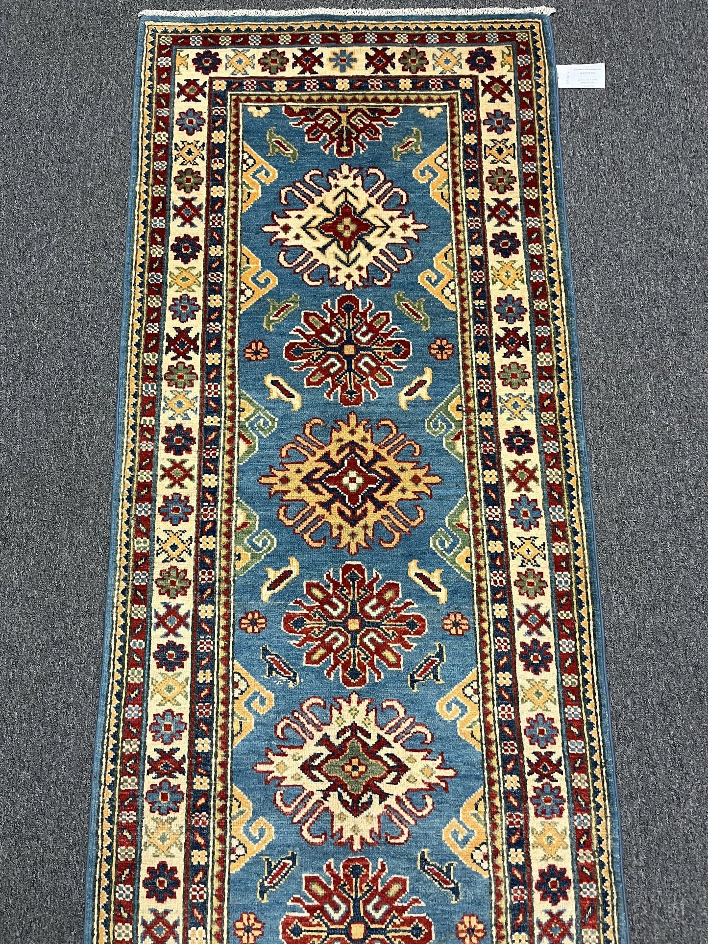 Kazak Tribal 2' 9"X10 Handmade Wool Runner Rug # 12976