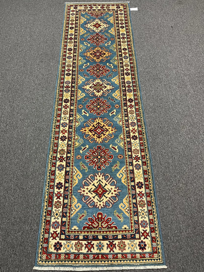 Kazak Tribal 2' 9"X10 Handmade Wool Runner Rug # 12976