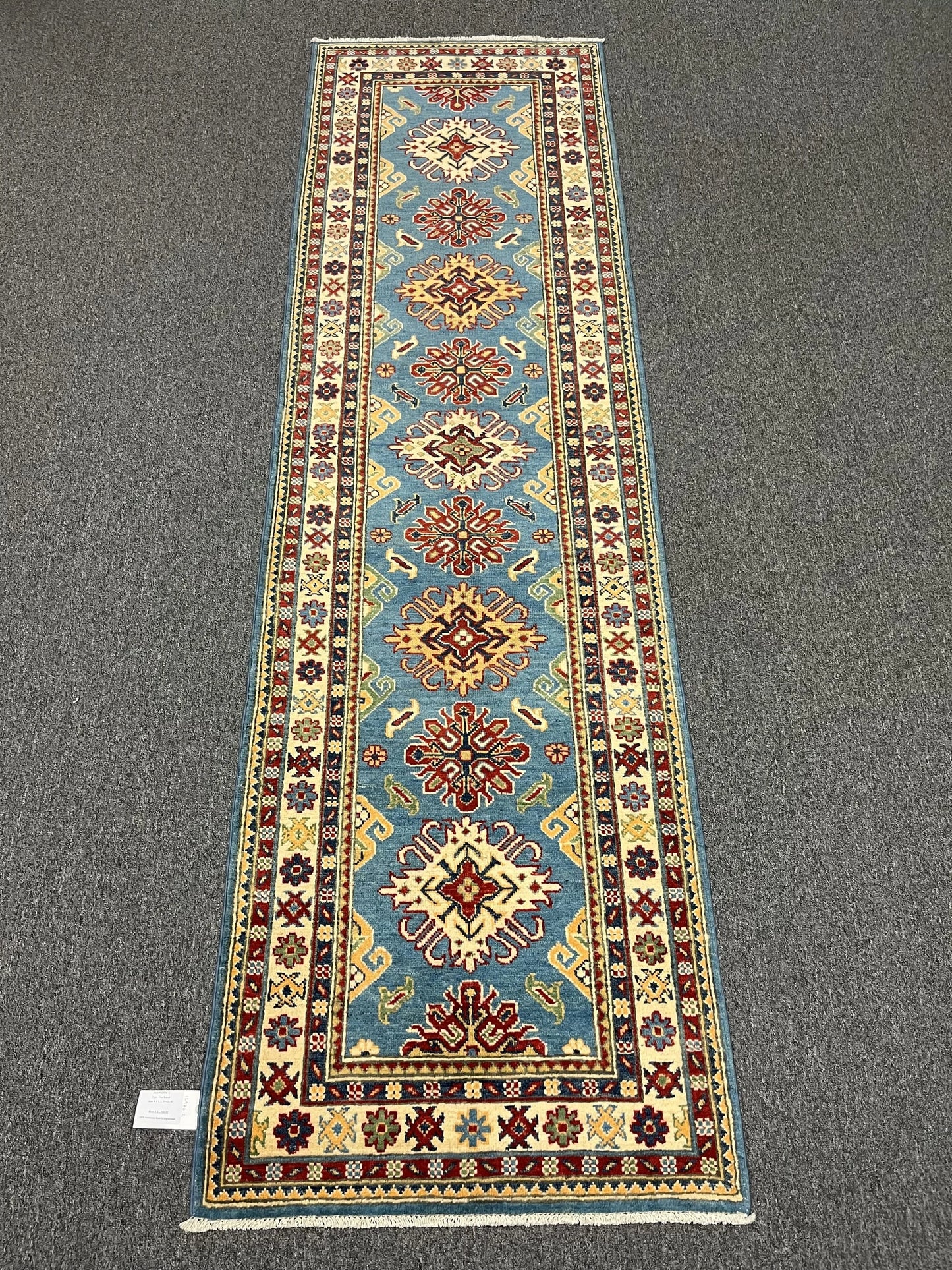 Kazak Tribal 2' 9"X10 Handmade Wool Runner Rug # 12976