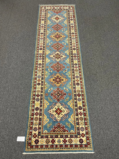 Kazak Tribal 2' 9"X10 Handmade Wool Runner Rug # 12976