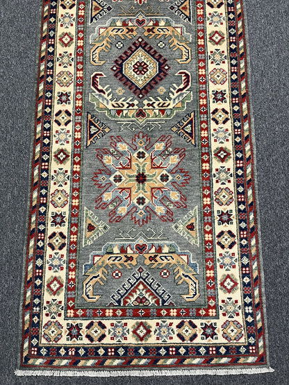 Kazak Tribal 2' 8"X10 Handmade Wool Runner Rug # 12977