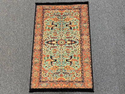 Floral Machine Washable Area Rug