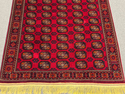 Turkmen Ahal Gul 6X10 Handmade Wool Rug # 13425