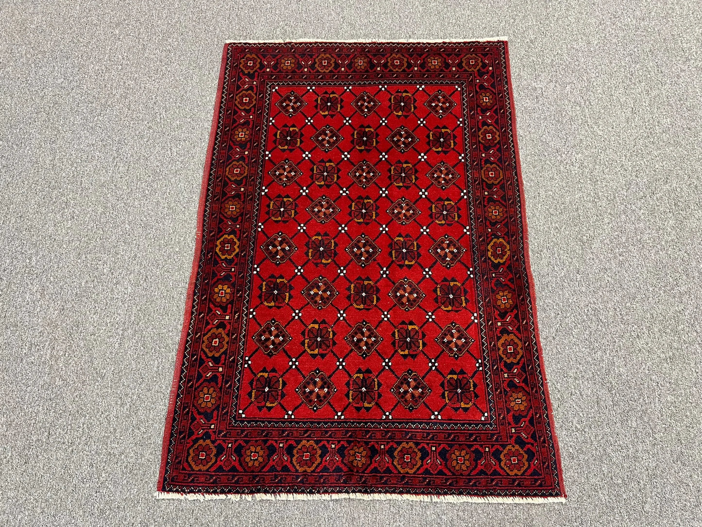 Khal Mohammadi 3X5 Handmade Wool Rug # 13490