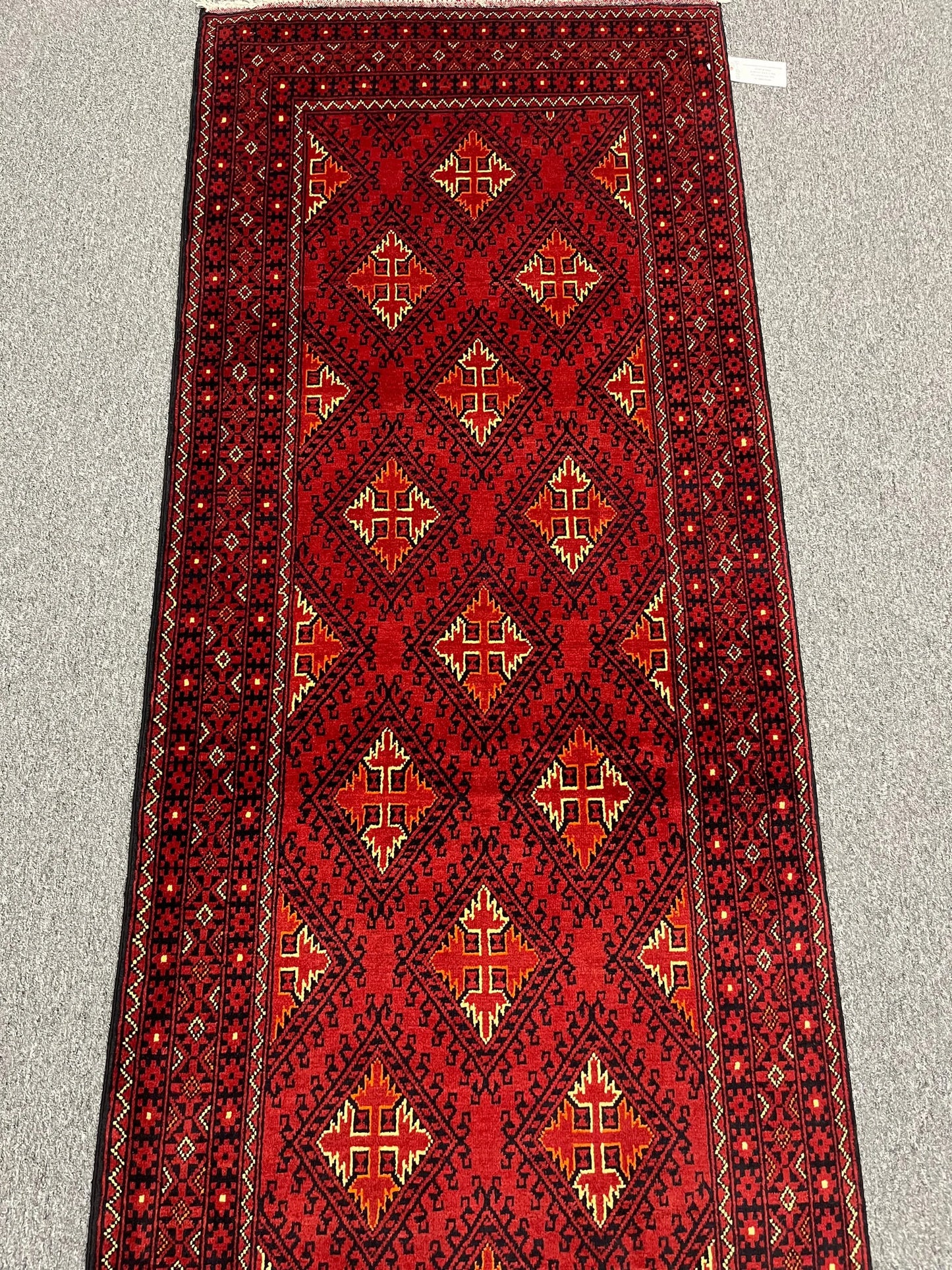 Runner 3X10 Tribal Turkmen Handmade Wool Rug # 13480