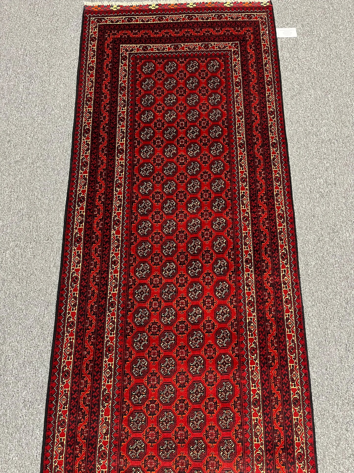 3X10 Tribal Turkmen Handmade Wool Hallway Runner # 13477