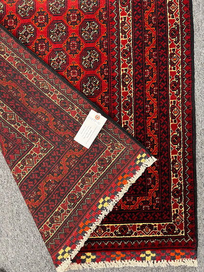 3X10 Tribal Turkmen Handmade Wool Hallway Runner # 13477