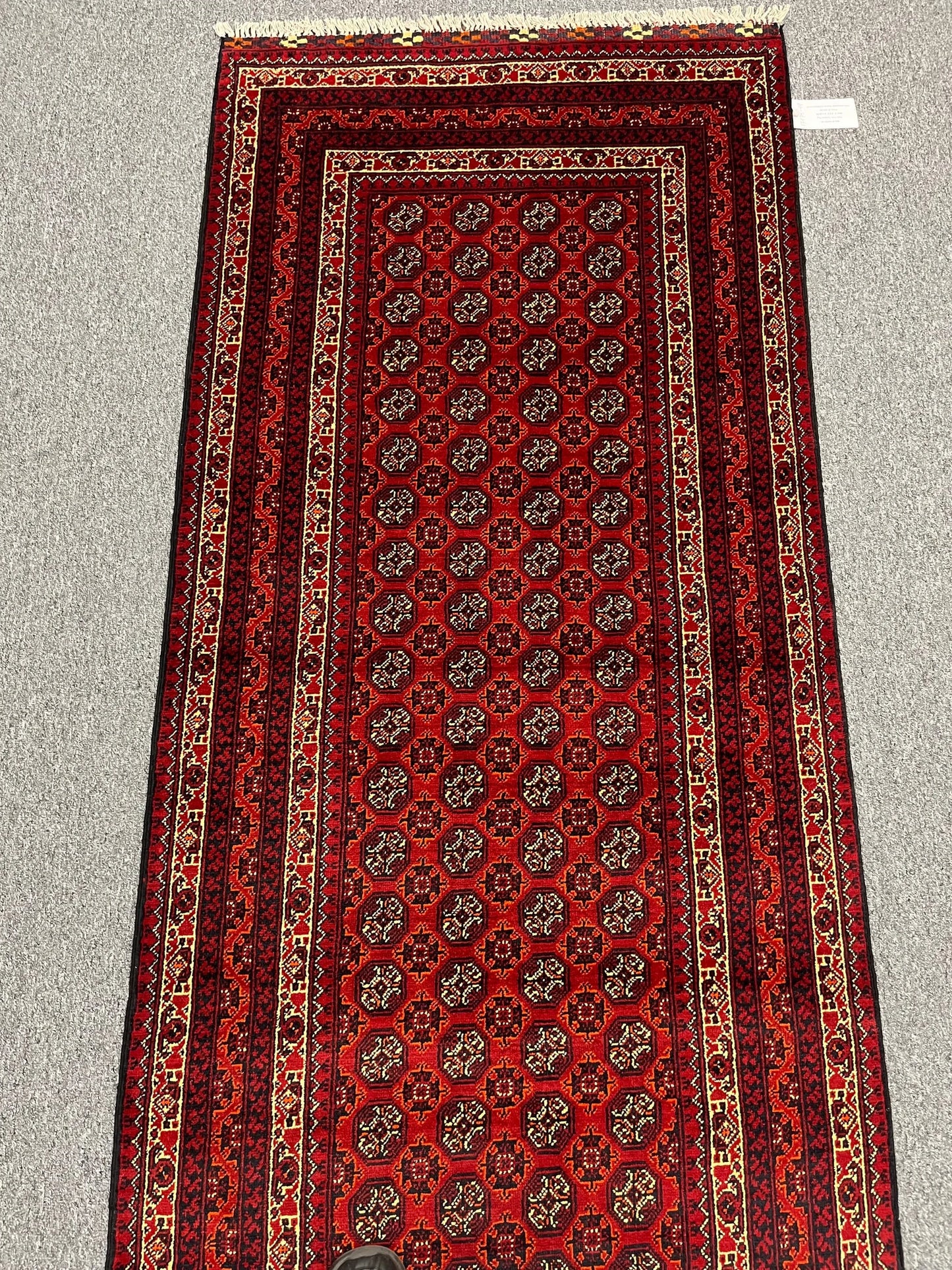 3X10 Tribal Turkmen Handmade Wool Hallway Runner # 13475