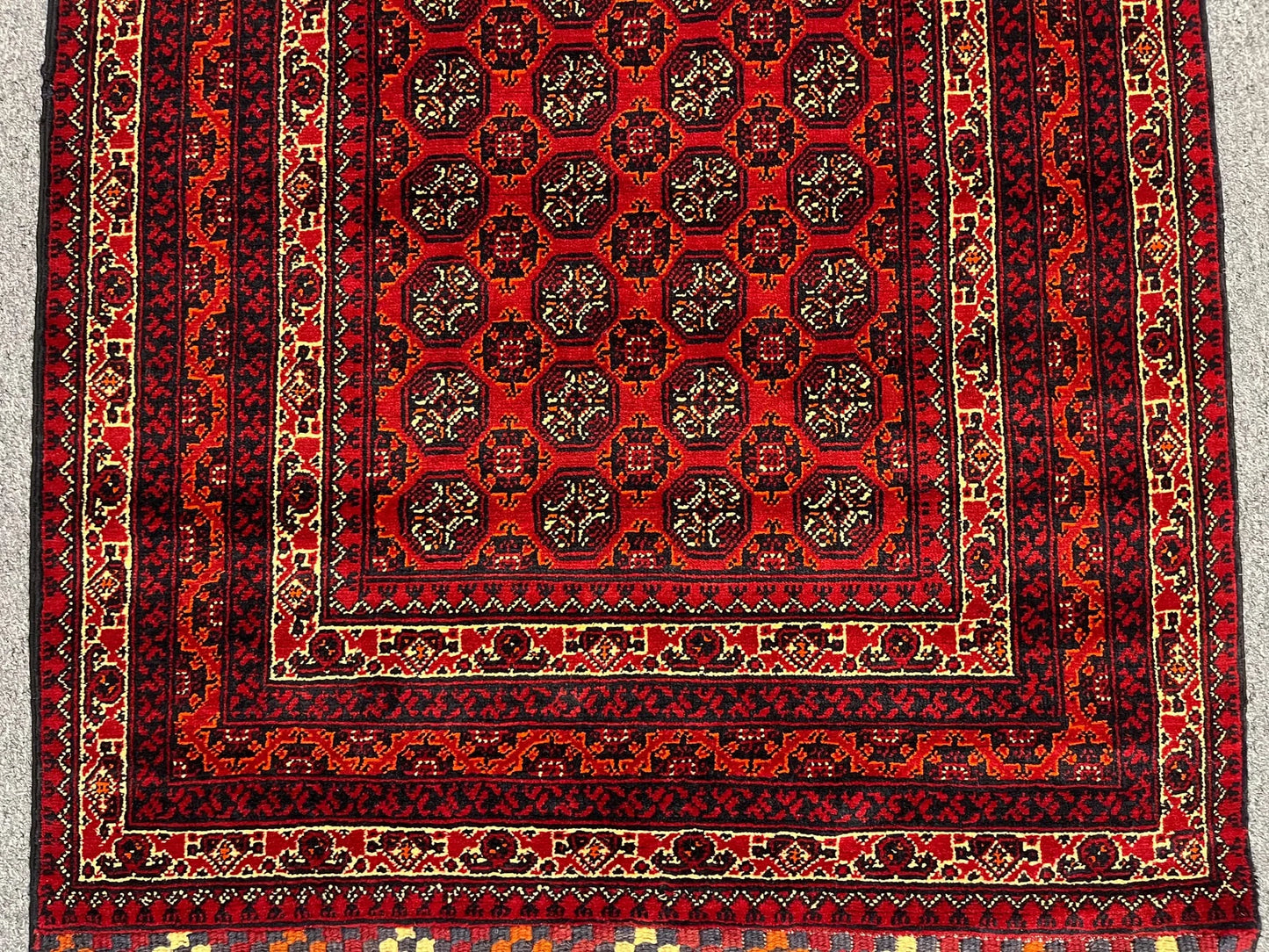 3X10 Tribal Turkmen Handmade Wool Hallway Runner # 13475