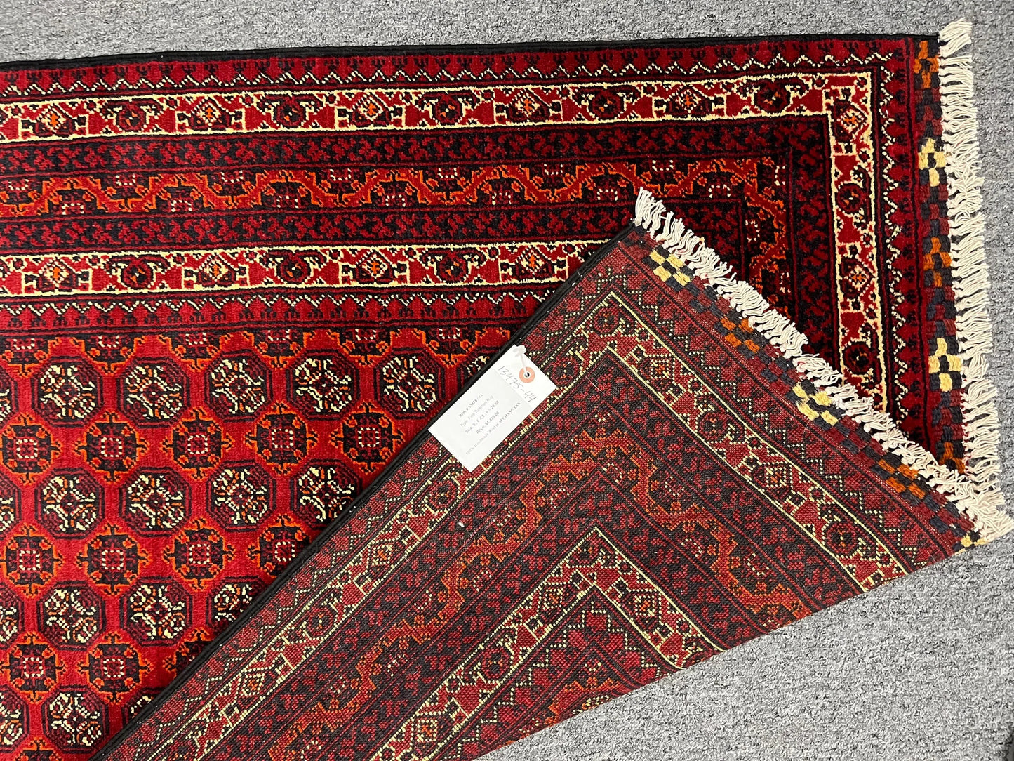 3X10 Tribal Turkmen Handmade Wool Hallway Runner # 13475