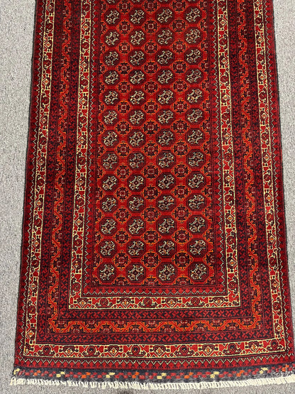 Runner 3X10 Tribal Turkmen Handmade Wool Rug # 13487