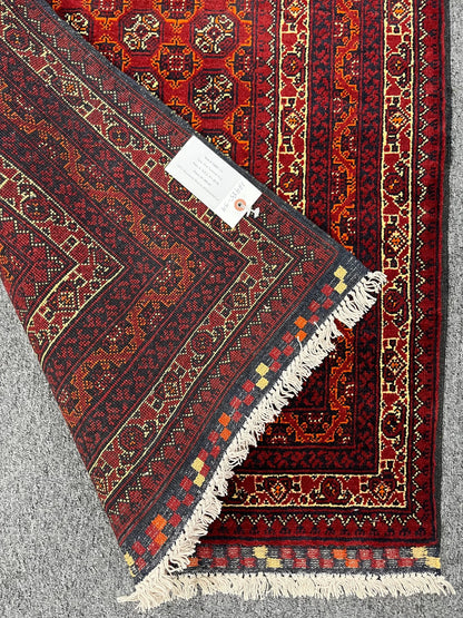 3X10 Tribal Turkmen Handmade Wool Runner Rug # 13485