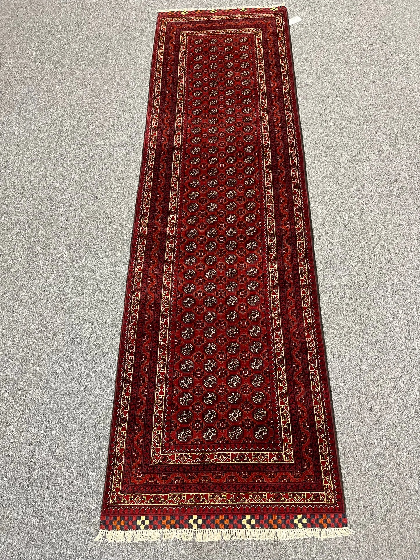 3X10 Tribal Turkmen Handmade Wool Runner Rug # 13484