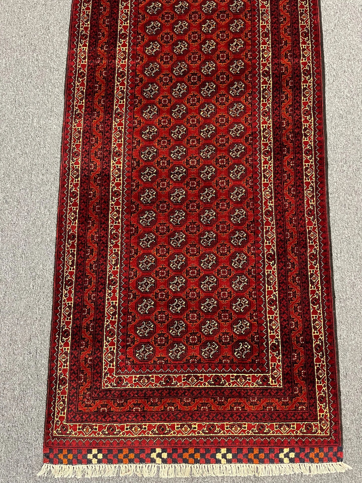 3X10 Tribal Turkmen Handmade Wool Runner Rug # 13484