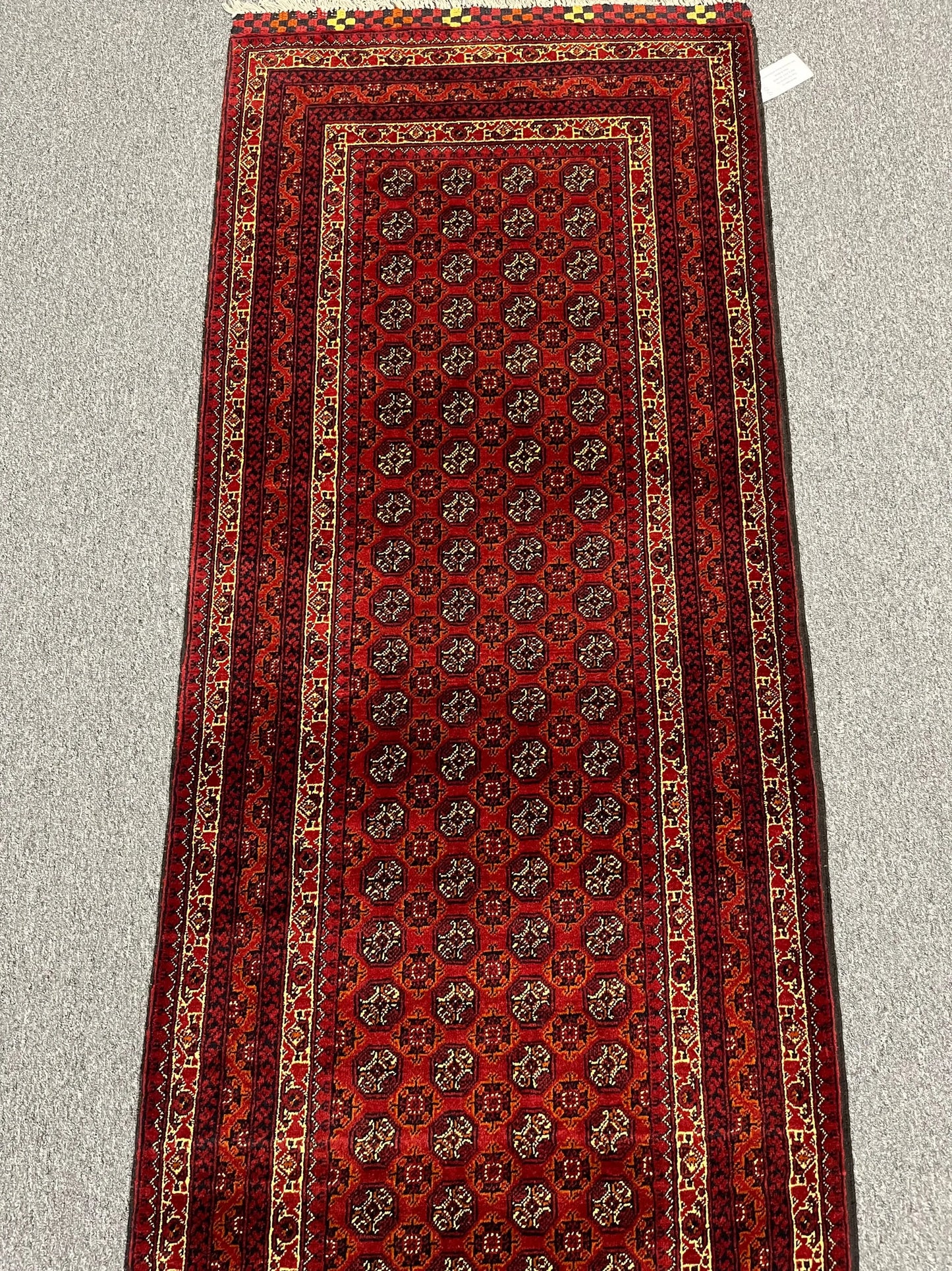 3X10 Tribal Turkmen Handmade Wool Runner Rug # 13484