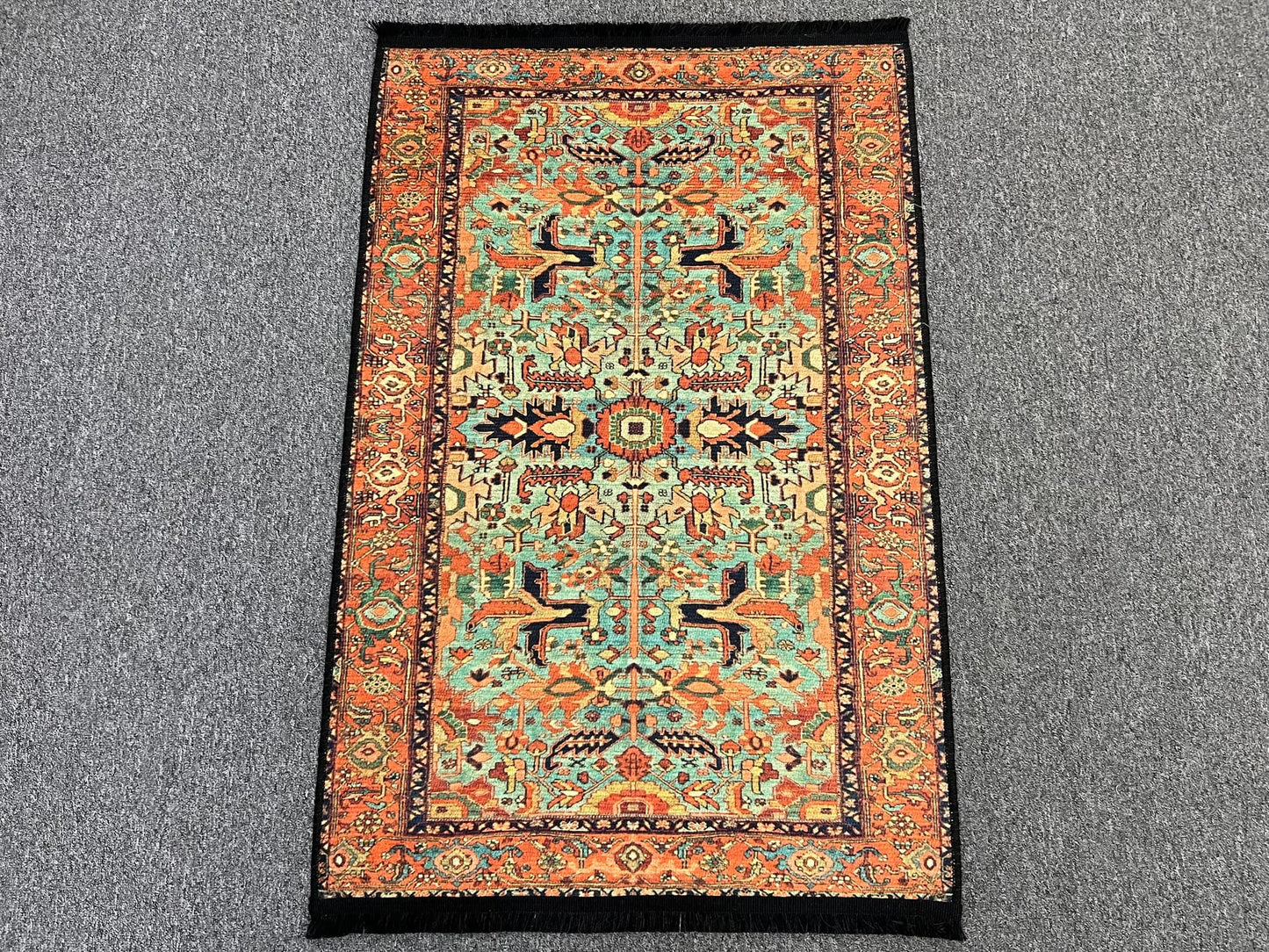 Floral Machine Washable Area Rug