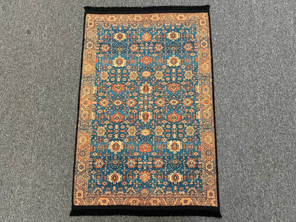 4X6 Mohal floral Machine Washable Area Rug